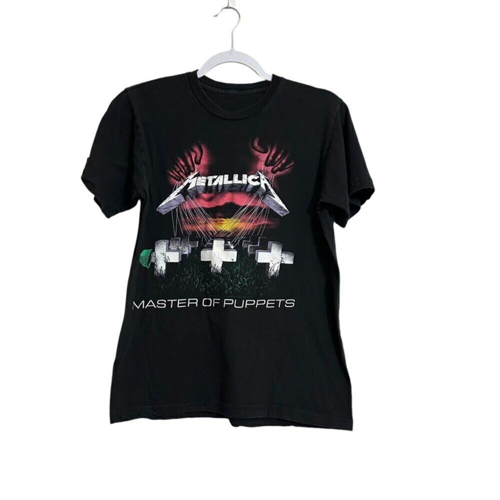 Bravado Metallica Master Of Puppets Short Sleeve Tee Men's M Black Vintage 2007